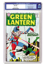 GREEN LANTERN #1 JULY AUGUST 1960 CGC 8.5 OFF-WHITE TO WHITE PAGES.