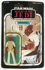 STAR WARS: RETURN OF THE JEDI (1983) - ADMIRAL ACKBAR 65 BACK-B CARDED ACTION FIGURE.