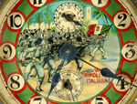 ITALY/TURKEY WAR CIRCA 1912 COMMEMORATIVE CLOCK.