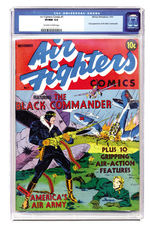 AIR FIGHTERS COMICS #1 NOVEMBER 1941 CGC 9.0 OFF-WHITE TO WHITE PAGES.