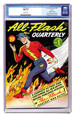 ALL-FLASH COMICS #1 SUMMER 1941 CGC 9.4 OFF-WHITE PAGES DENVER COPY.