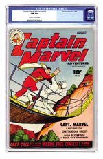 CAPTAIN MARVEL ADVENTURES #38 AUGUST 1944 CGC 9.4 CREAM TO OFF-WHITE PAGES.