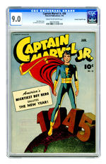 CAPTAIN MARVEL JR. #26 JANUARY 1945 CGC 9.0 CREAM TO OFF-WHITE PAGES CROWLEY/FILE COPY.