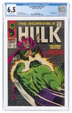 INCREDIBLE HULK #107 SEPTEMBER 1968 CGC 6.5 FINE+.