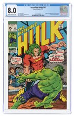 INCREDIBLE HULK #141 JULY 1971 CGC 8.0 VF (FIRST DOC SAMSON).