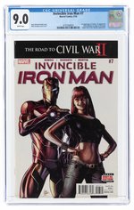 INVINCIBLE IRON MAN #7 MAY 2016 CGC 9.0 VF/NM (FIRST RIRI WILLIAMS CAMEO).