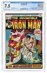 IRON MAN #54 JANUARY 1973 CGC 7.5 VF- (FIRST MOONDRAGON).