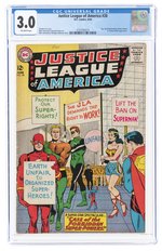 JUSTICE LEAGUE OF AMERICA #28 JUNE 1964 CGC 3.0 GOOD/VG.