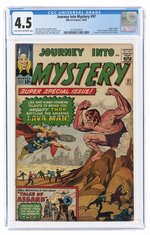 JOURNEY INTO MYSTERY #97 OCTOBER 1963 CGC 4.5 VG+.