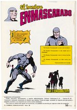 THE PHANTOM "EL HOMBRE ENMASCARADO" #26 SPANISH COMIC BOOK COVER ORIGINAL ART BY J.L. BLUME.