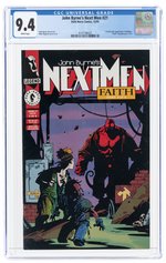 JOHN BYRNE'S NEXT MEN #21 DECEMBER 1993 CGC 9.4 NM (FIRST HELLBOY).