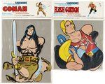 MARVEL & FLASH GORDON SPANISH SUPERHERO DECORATIONS BAGGED LOT.