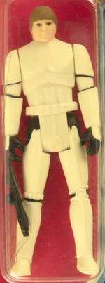 STAR WARS: THE POWER OF THE FORCE (1985) - LUKE SKYWALKER (IMPERIAL STORMTROOPER DISGUISE) 92 BACK AFA 75+ Y-EX+/NM.