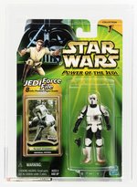 STAR WARS: POWER OF THE JEDI (2000) - SCOUT TROOPER AFA UNCIRCULATED U85 NM+.