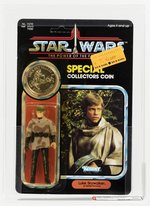 STAR WARS: THE POWER OF THE FORCE (1985) - LUKE SKYWALKER (BATTLE PONCHO) 92 BACK AFA 80+ Y-NM.