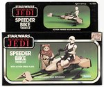 STAR WARS: RETURN OF THE JEDI (1983) - SPEEDER BIKE FACTORY-SEALED BOXED VEHICLE.