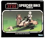 STAR WARS: RETURN OF THE JEDI (1983) - SPEEDER BIKE FACTORY-SEALED BOXED VEHICLE.