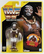 HASBRO WWF (1993) SERIES 7 - KAMALA CARDED ACTION FIGURE.