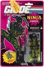 G.I. JOE (1991) - NINJA FORCE NUNCHUK SERIES 11/18 BACK CARDED ACTION FIGURE.