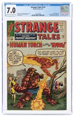 STRANGE TALES #116 JANUARY 1964 CGC 7.0 FINE/VF.