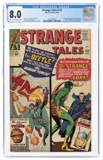 STRANGE TALES #123 AUGUST 1964 CGC 8.0 VF (FIRST BEETLE).