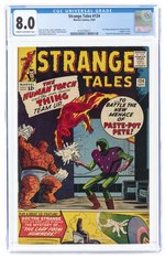 STRANGE TALES #124 SEPTEMBER 1964 CGC 8.0 VF.