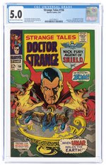 STRANGE TALES #156 MAY 1967 CGC 5.0 VG/FINE.