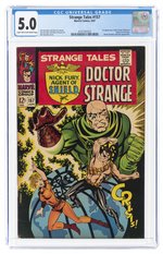 STRANGE TALES #157 JUNE 1967 CGC 5.0 VG/FINE (FIRST LIVING TRIBUNAL IN CAMEO).