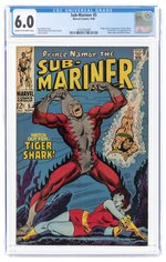 SUB-MARINER #5 SEPTEMBER 1968 CGC 6.0 FINE (FIRST TIGER SHARK).