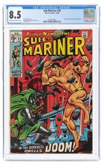 SUB-MARINER #20 DECEMBER 1969 CGC 8.5 VF+.