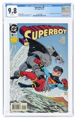 SUPERBOY VOL. 4 #9 NOVEMBER 1994 CGC 9.8 NM/MINT (FIRST KING SHARK).