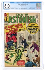 TALES TO ASTONISH #50 DECEMBER 1963 CGC 6.0 FINE (FIRST HUMAN TOP AKA WHIRLWIND).