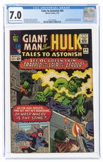 TALES TO ASTONISH #69 JULY 1965 CGC 7.0 FINE/VF.