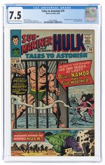 TALES TO ASTONISH #70 AUGUST 1965 CGC 7.5 VF-.