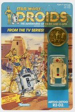 STAR WARS: DROIDS (1985) - R2-D2 CARDED ACTION FIGURE.