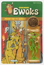 STAR WARS: EWOKS (1985) - DULOK SHAMAN CARDED ACTION FIGURE.