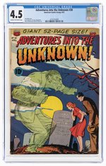 ADVENTURES INTO THE UNKNOWN #30 APRIL 1952 CGC 4.5 VG+.