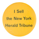 CLASSIC "I SELL THE NEW YORK HERALD TRIBUNE" FROM THE HAKE COLLECTION.