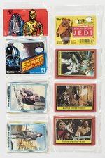 STAR WARS: THE EMPIRE STRIKES BACK - RETURN OF THE JEDI TOPPS CARD RACK PACK PAIR.