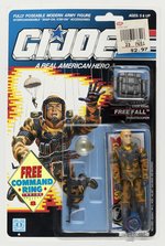 G.I. JOE (1990) - FREE FALL SERIES 9/34 BACK CARDED ACTION FIGURE.