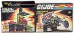 G.I. JOE DREADNOK CYCLE & COASTAL DEFENDER VEHICLE PAIR WITH BOXES.