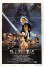 STAR WARS: RETURN OF THE JEDI ONE SHEET STYLE B MOVIE POSTER.