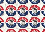 KENNEDY FOR PRESIDENT PORTRAIT BUTTON PRINTERS PRODUCTION SHEET.