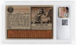 1962 TOPPS #425 CARL YASTRZEMSKI (HOF) CSG 6 EX/NM.