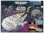 MICRO MACHINES SPACE STAR WARS (1995) - MILLENIUM FALCON PLAYSET IN BOX.