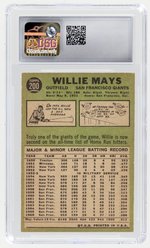 1967 TOPPS #200 WILLIE MAYS (HOF) CSG 6 EX/NM.