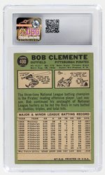 1967 TOPPS #400 ROBERTO CLEMENTE (HOF) CSG 6 EX/NM.