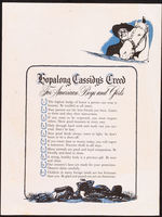 "HOPALONG CASSIDY'S CREED."