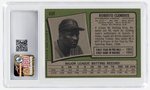 1971 TOPPS #630 ROBERTO CLEMENTE (HOF) CSG 6 EX/NM.