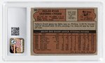 1972 TOPPS #595 NOLAN RYAN (HOF) CSG 6 EX/NM.